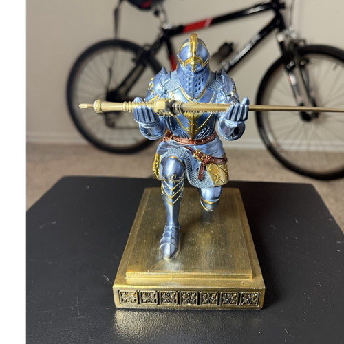 Medieval knight resin figurine - medieval,