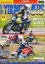 YOUNGTIMERS MOTO 20 GUZZI V7 TRIUMPH 900 Sprint KAWASAKI F11 250 HONDA VF 1000