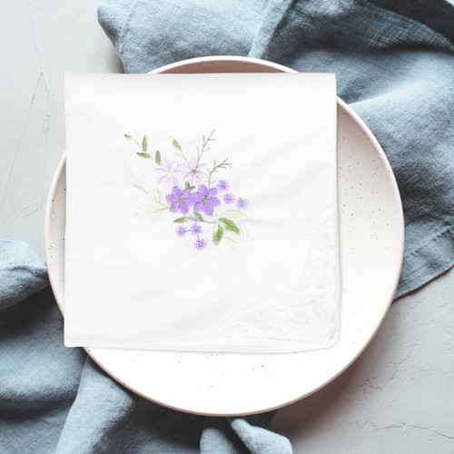 Pcs cotton handkerchiefs - 12,