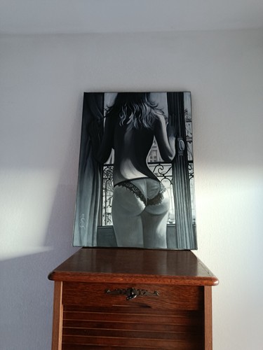 Tableau ancien huile sur - tableau,