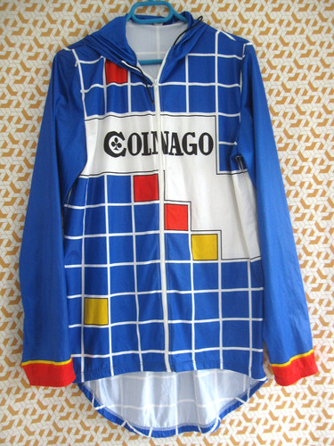 Veste cycliste colnago damier - veste,