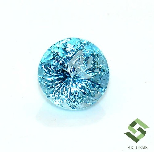 Topaze naturelle bleu - mm,