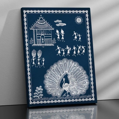 Warli art mural peinture - ',