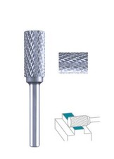 Fraise lime CW 2 tailles cyl. taillante SB dent. diam. Ø 3 x 13 queue Ø 3