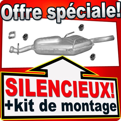 Silencieux arriere pour saab - arriere,