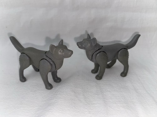 Playmobil loups gris vintage - playmobil,