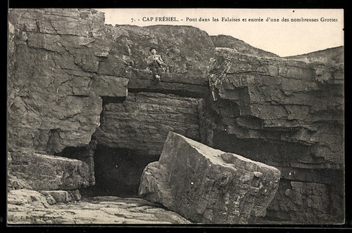 Cpa fréhel pont dans - fréhel,,