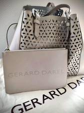 Large & Beautiful GERARD DAREL Laser Cut Pattern "SIMPLE BAG" + Dustbag RP $600