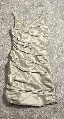 Cachet satin bodycon dress - satin,