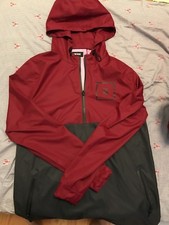 Zanerobe Windbreaker (Taly Pullover Jacket OxBlood/Smoke) - BEST OFFER TAKES IT