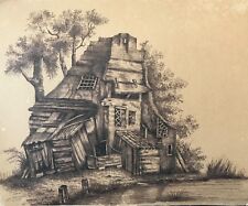 Architecture médiévale Bois maison empilement empilage Moyen âge 1852 Architecte