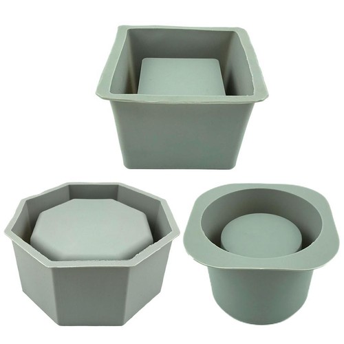 Pot fleur moule silicone - de,