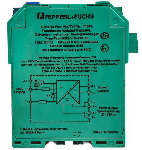 Pepperl fuchs kfd2 vr3 - pepperl+fuchs, kfd2-vr3-ex1.26