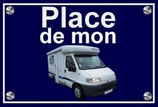 plaque PLACE DE MON CAMPING