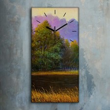 Horloge décorative sur toile