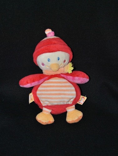 Peluche doudou canard poussin