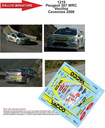 Decals ref 1219 peugeot - decals,
