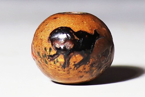 Ancienne laque japonaise ojime - ancienne,