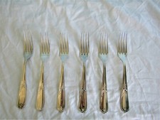 6 Fourchettes table métal