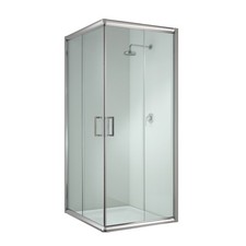 CABINE DE DOUCHE PAROI 80x80 H200 CM VERRE TRANSPARENT ANGULAIRE ALABAMA