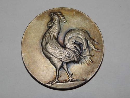 Belle médaille coq fraisse - coq,