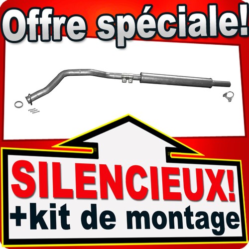 Silencieux intermédiaire pour - silencieux,