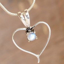 pendentif cœur en argent