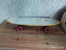 Ancien Skateboard jaune