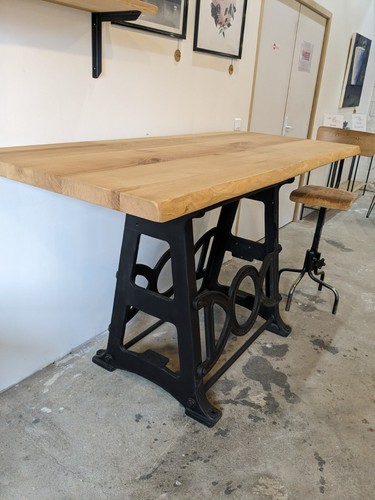 Table haute mange - debout, bois