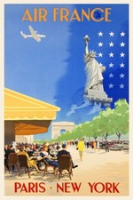 AIR FRANCE PARIS NEW YORK 1951