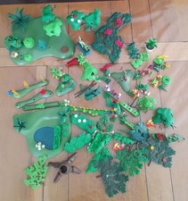 LOT  PLAYMOBIL  ARBRES + FLEURS + plaques Lot 11