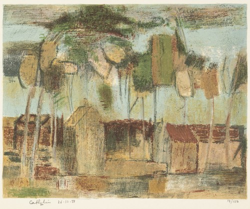 Bernard cathelin lithographie - cathelin,