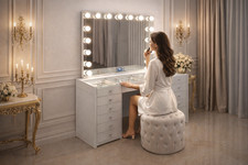 COIFFEUSE VANITY LED AVEC