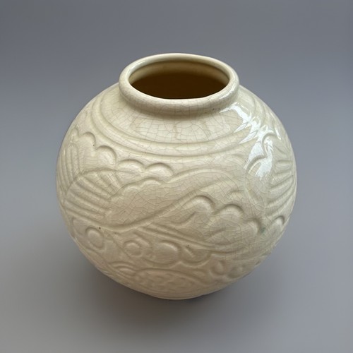Vase art déco faïence