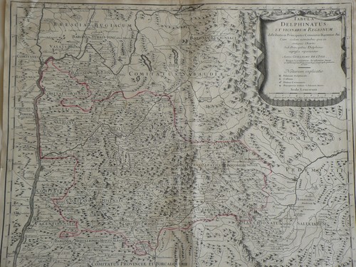 Carte dauphiné 1710 - carte,