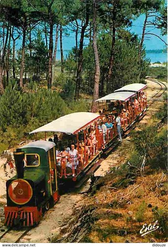 Carte postale trains - postale,