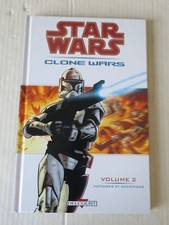 STAR WARS  CLONE WARS : VOLUME 2   VICTOIRES ET SACRIFICES   - DELCOURT  - BD