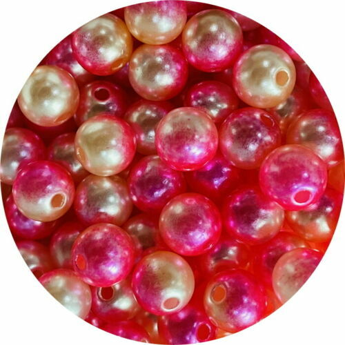 Perles ronde rose de - ronde, en