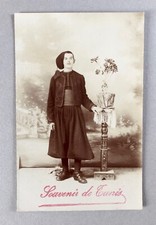 CARTE PHOTO Tirailleur Uniforme militaire Armée Afrique Souvenir de Tunis Fleurs
