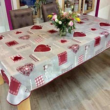 Nappe rectangle mon Alsace 200 cm x 150 cm polyester anti tache infroissable - M