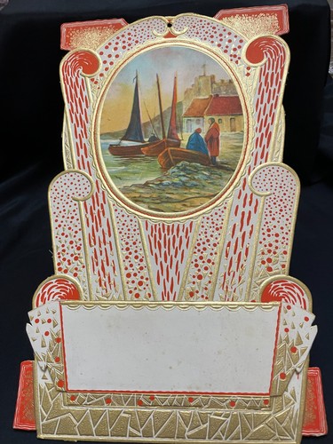 Ancien porte lettres carton - porte, en