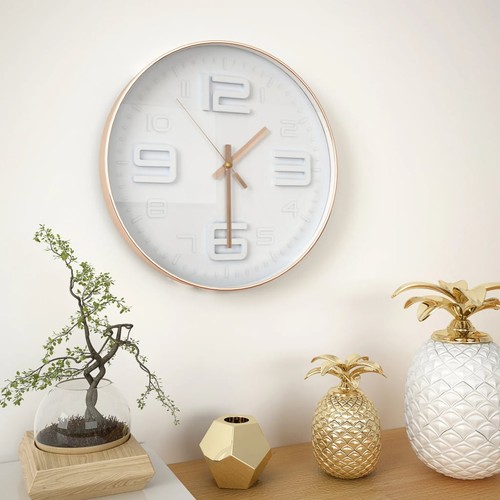 Horloge murale rosé à - or,