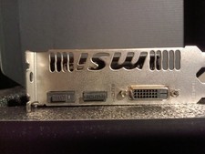 Carte graphique msi 1050gtx aero ITX 4 Giga OCV1 bon état port video, dvi, hdmi 