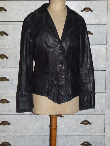 Veste cuir agneau - d'agneau, napa