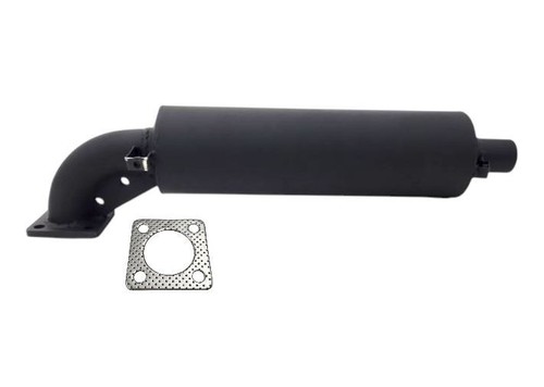 New muffler gasket - muffler, w/gasket