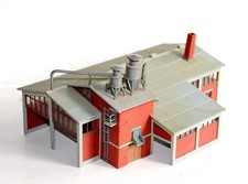 KIBRI HO 39816 MAQUETTE SCIERIE, USINE INDUSTRIE SCIAGE BOIS ENTREPOT INDUSTRIEL