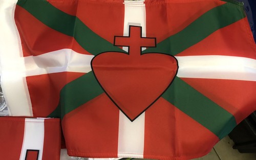 Drapeau basque sacré coeur - sacré, de