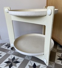 Luigi Massoni Pour Guzzini vintage 70 desserte chariot Bout Canapé Table Design