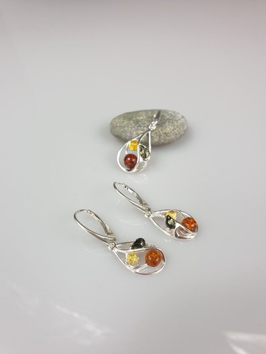 Boucles oreilles ambre - boucles, d'oreilles
