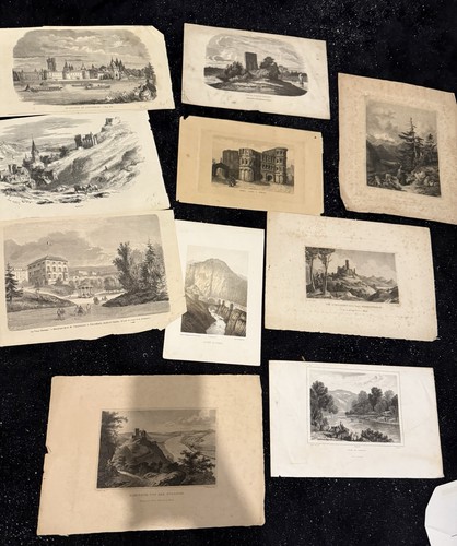 Lot lithographie - de,